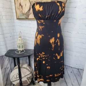 Converse One Star bleach dyed cover up/dress